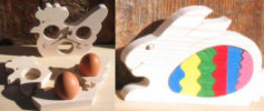 paques cadeau decor bois