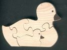 canard puzzle 5 pieces en Fr&ecirc;ne