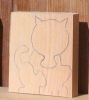 Chat puzzle à decouper