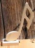 double croche montée sur socle decoration musicale