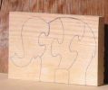 elephant puzzle &agrave; d&eacute;couper