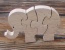 elephant puzzle 4 pieces hetre