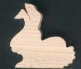 figurine lapin en bois