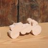 Figurine Moto cross en bois