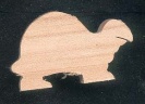 Figurine tortue en bois