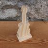 guitare montée sur socle, décoration table de mariage