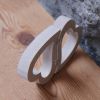 Rond de serviette pour amoureux, noce de bois,st valentin
