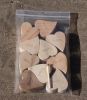 Sachet 10 coeurs bois différents