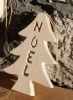 Sapin Boule de Noel 12 cm en bois