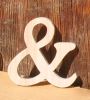 signe and, esperluette en bois a coller
