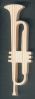 Trompette en bois lg 20cm