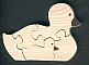 canard puzzle 5 pieces en Fr&ecirc;ne