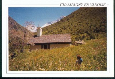 Carte postale Champagny le Haut Chapelle de Friburge
