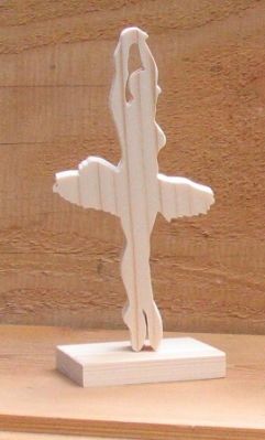 danseuse sur socle decoration de table thème danse classique