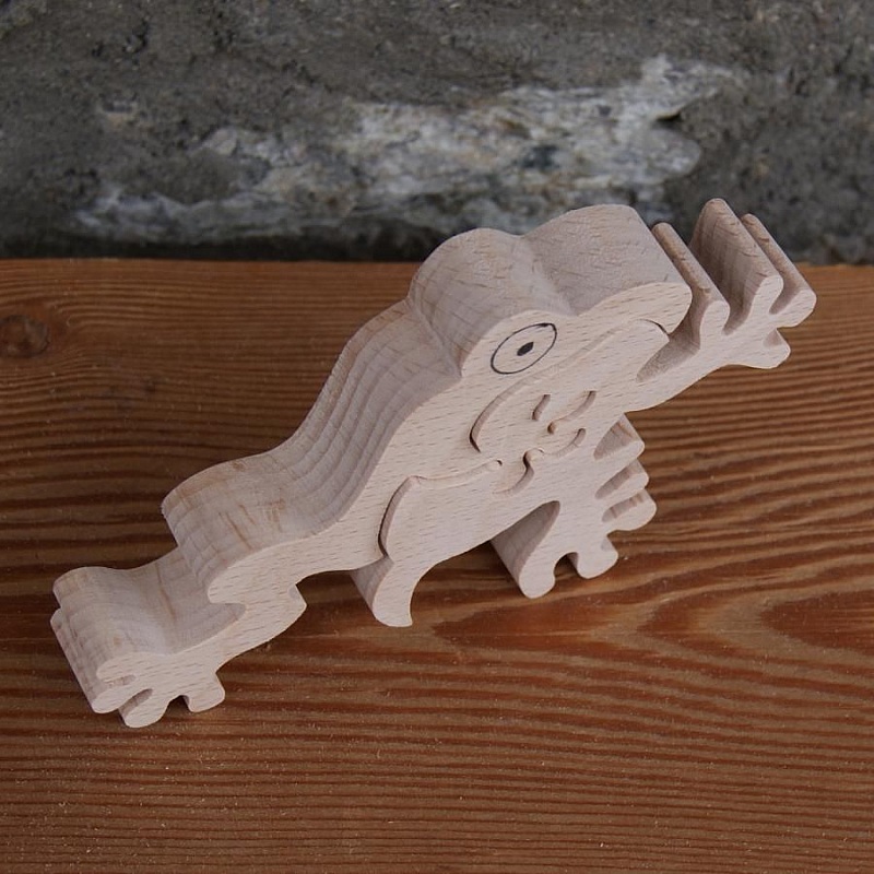 Lot De 30 Plaques De Porte En Bois Motif Grenouille, 25x20 Cm, Le Fou Du Bois, Neuf