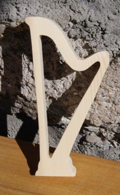 Harpe en bois 15cm