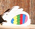 lapin avec oeuf puzzle en bois