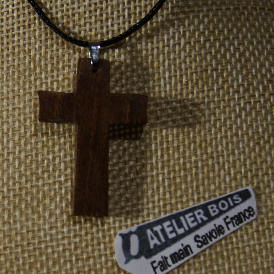 Lot De 50 Petites Croix En Bois Couleur Café - Avec Trou, Pour Bijoux DIY, Colliers, Porte-clés