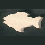 figurine poisson log 2.5cm erable a peindre