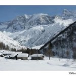 Carte postale Le Laisonnay d'en Haut, Champagny en vanoise en hiver